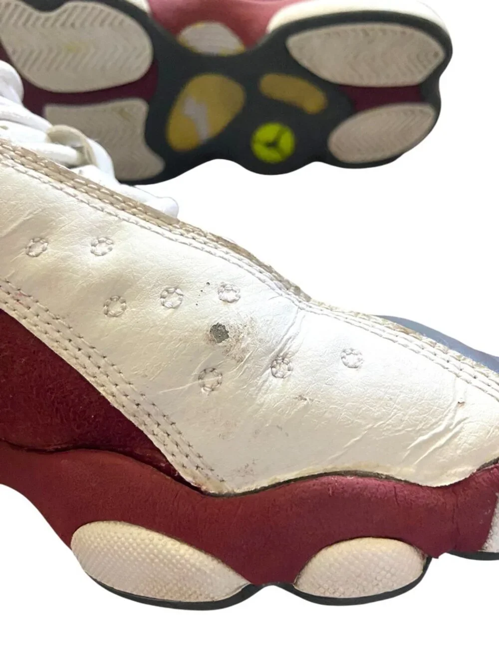 Nike Air Jordan 13 Retro Bordeaux High Tops Size 6 Grade School Colorway Vintage